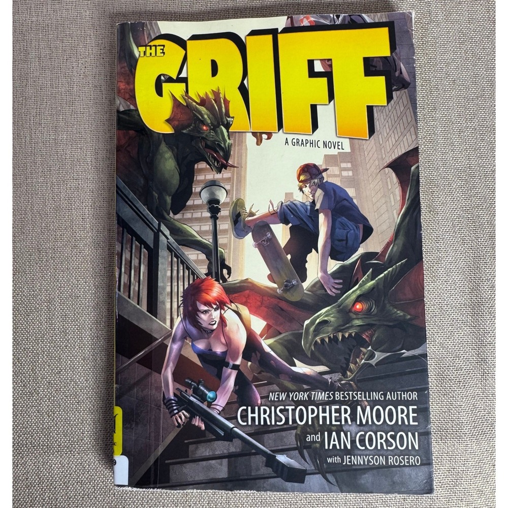 The Griff Graphic Novel TPB Christopher Moore Ian Corson Jennyson Rosero Ex-Lib